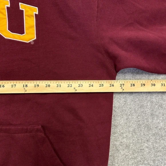 Campus Drive Arizona State University Hoodie Mens XXL Maroon Sun Devils Logo - Picture 6 of 9